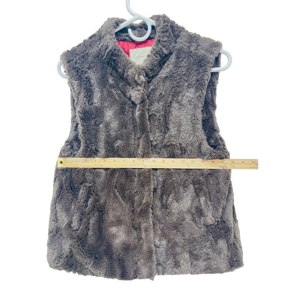 Blossom & Clover Women’s Faux Fur Outer Shell Vest Coats Jacket Brown Size M - Picture 8 of 9